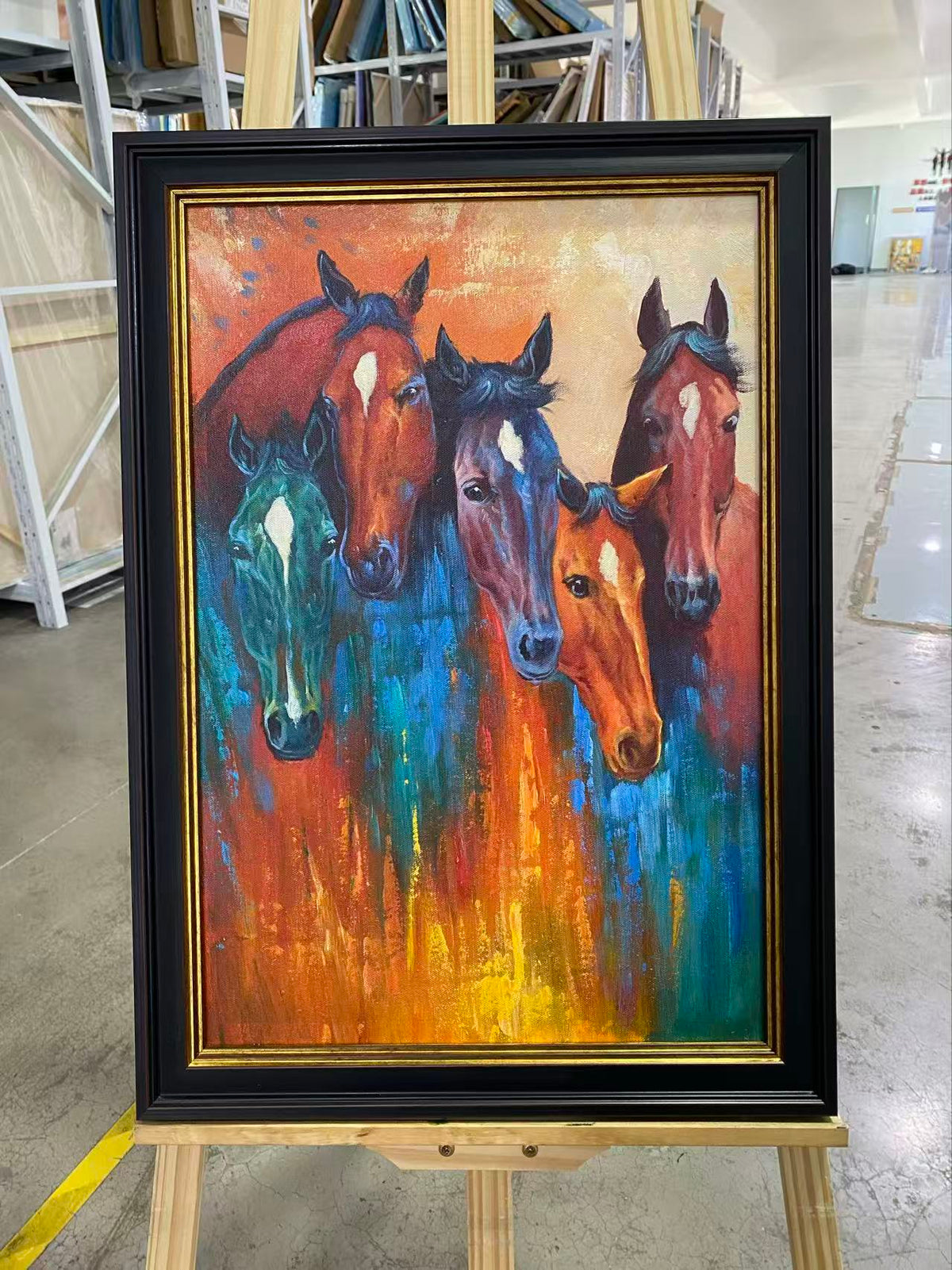 Rainbow Horses