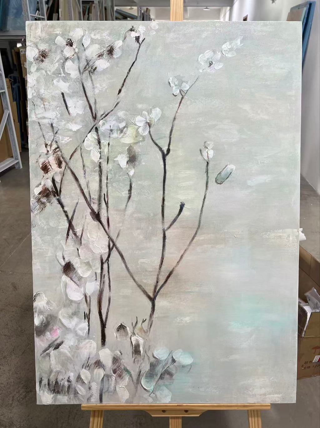 White Cotton Branches