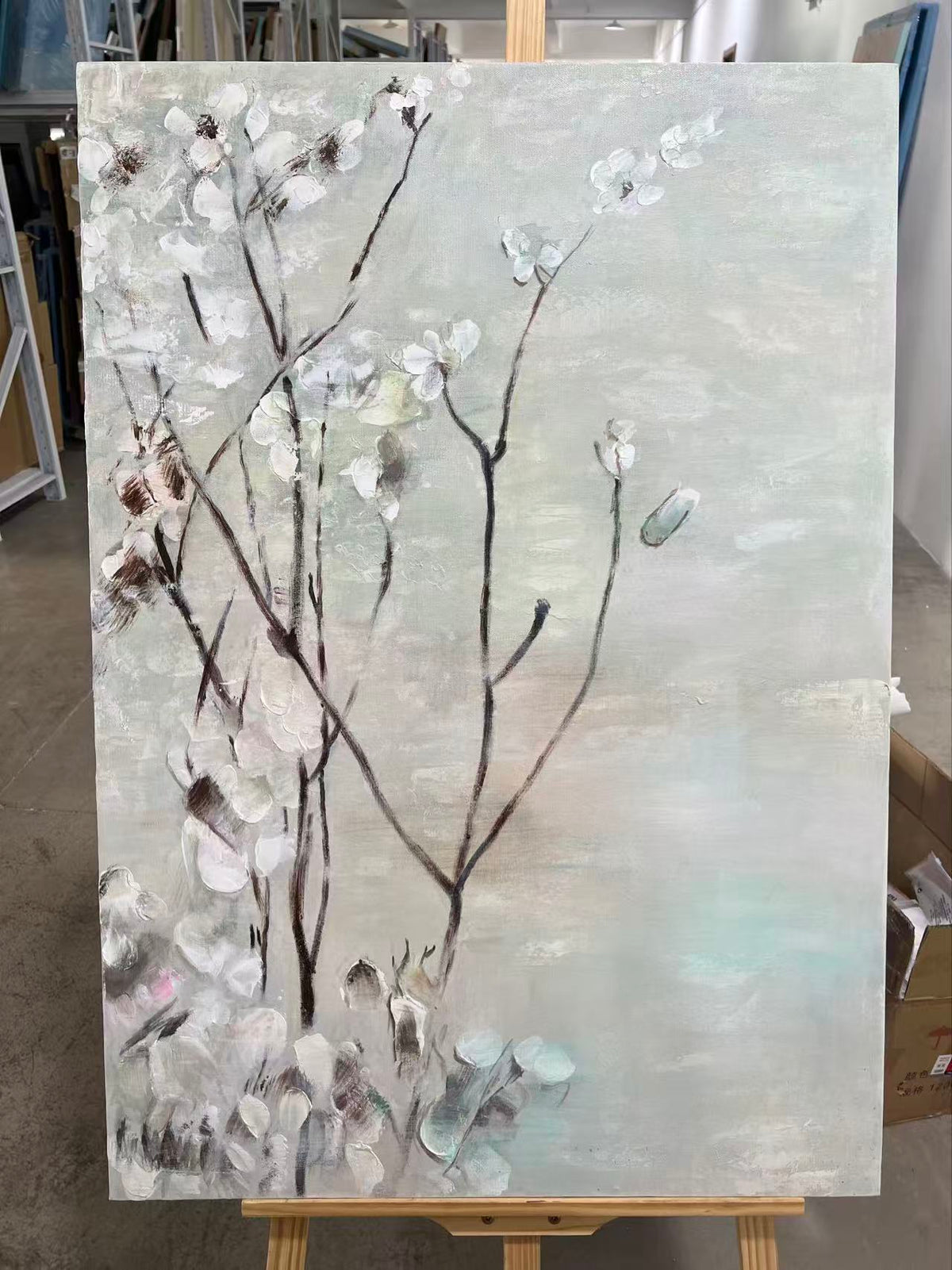 White Cotton Branches
