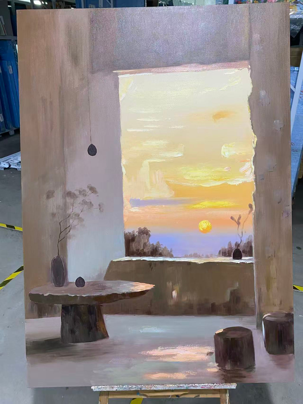 Sunset through the Doorway