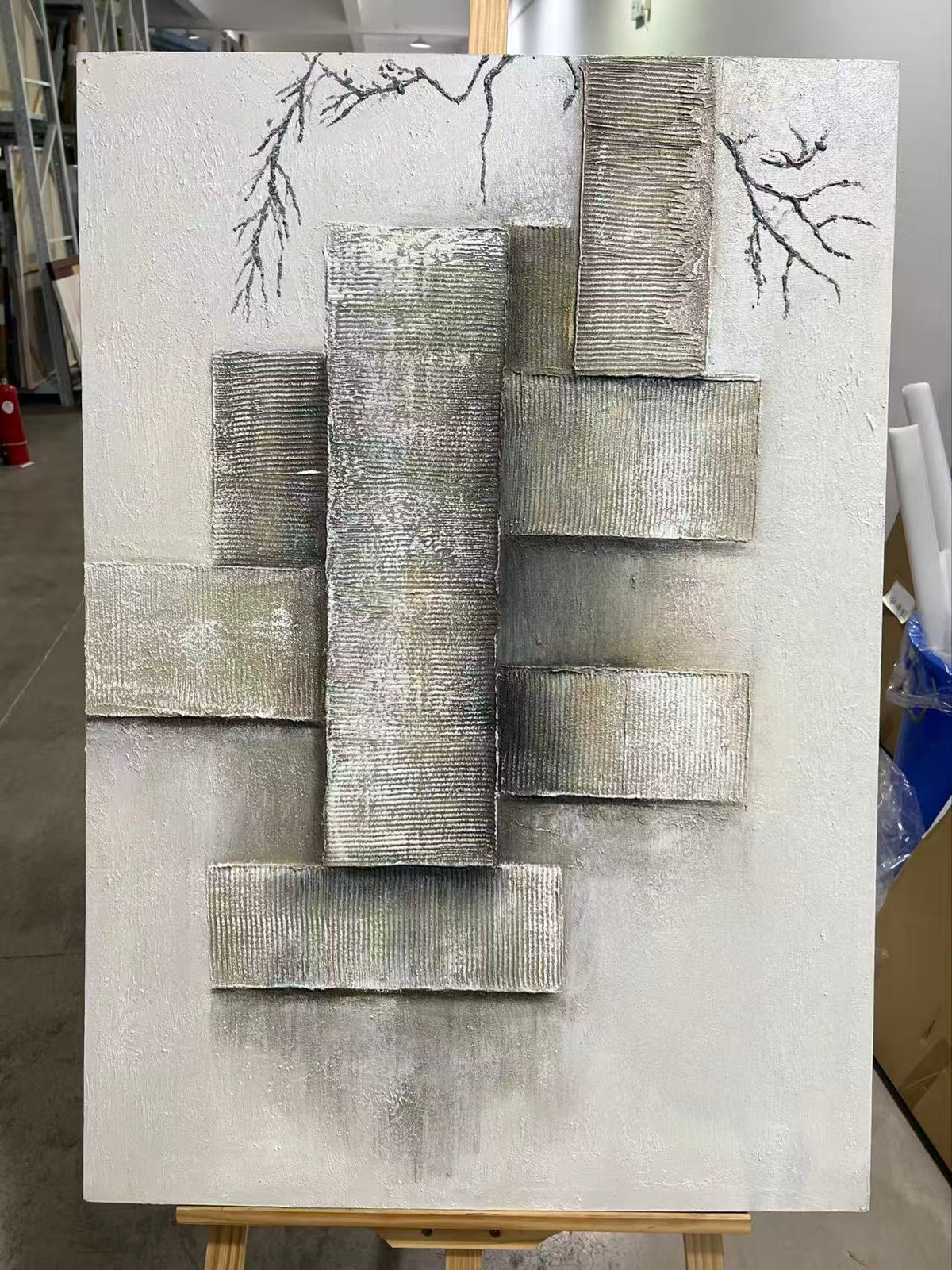 Stone Blocks and Branches