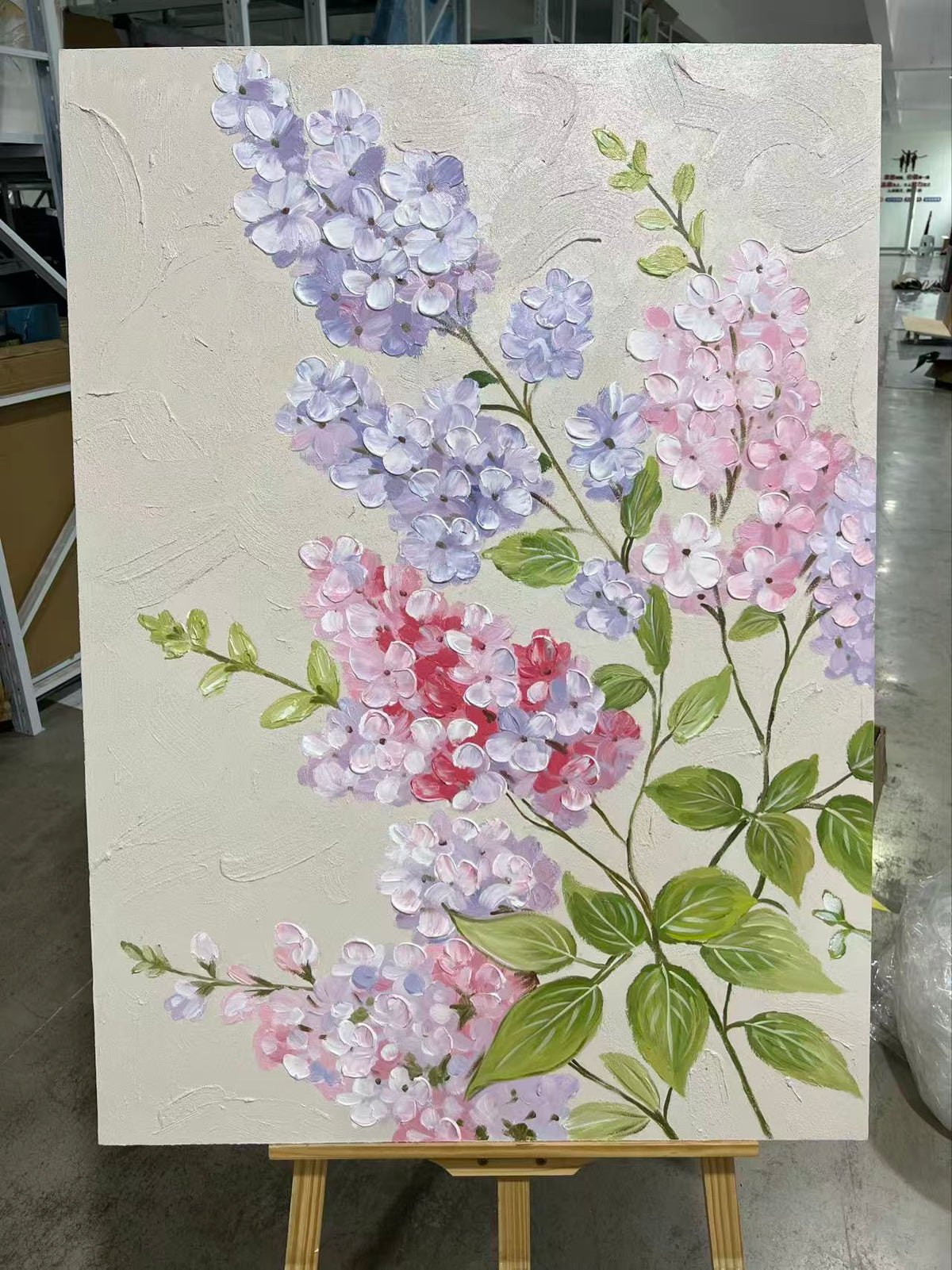Lilacs in Relief
