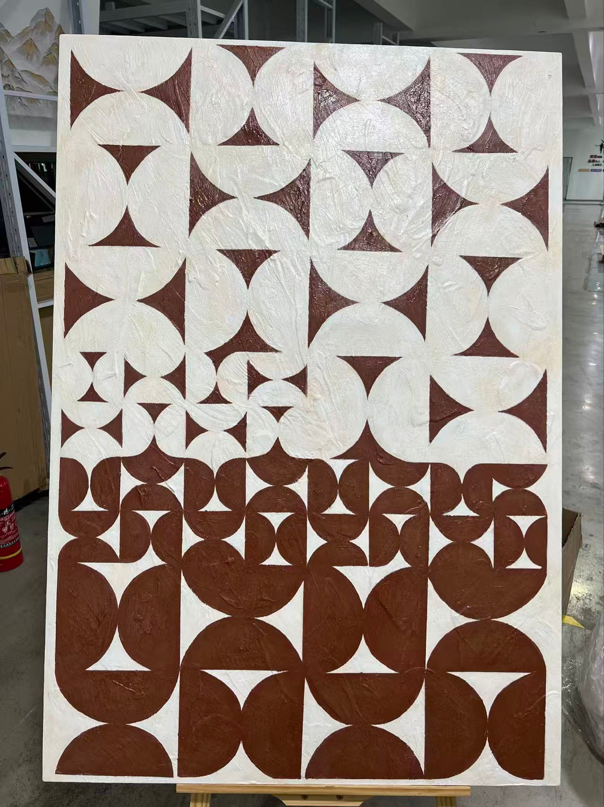 Rust Geometric Tiles