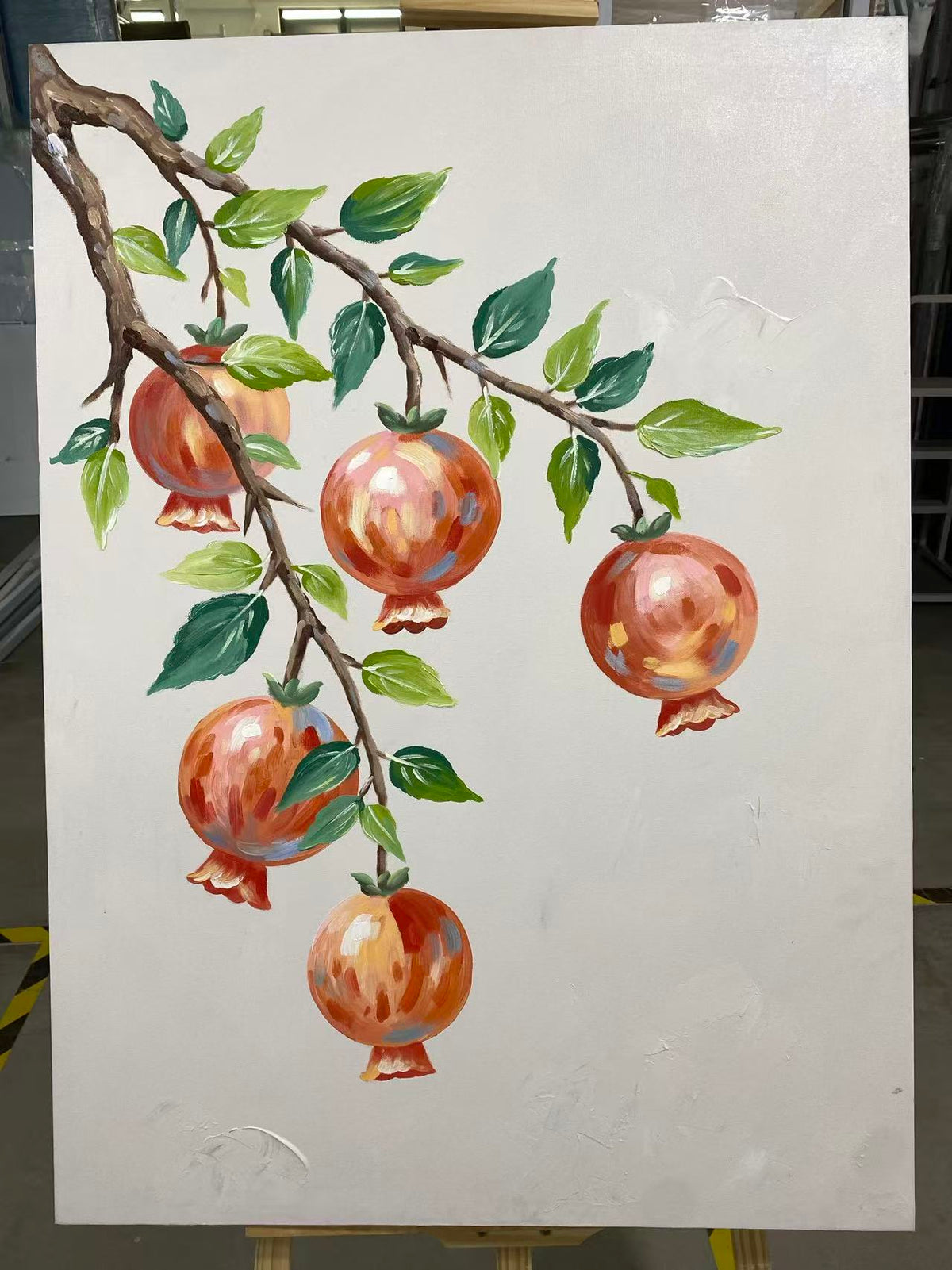 Pomegranates on a Branch