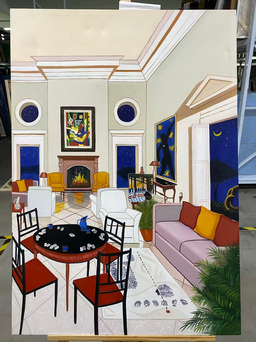 Grand Salon at Night