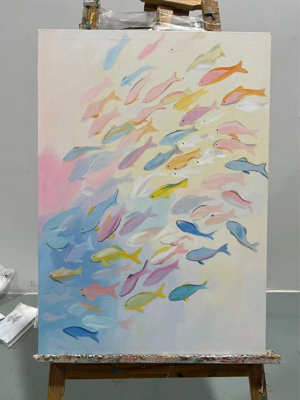 Pastel Fish Swirl