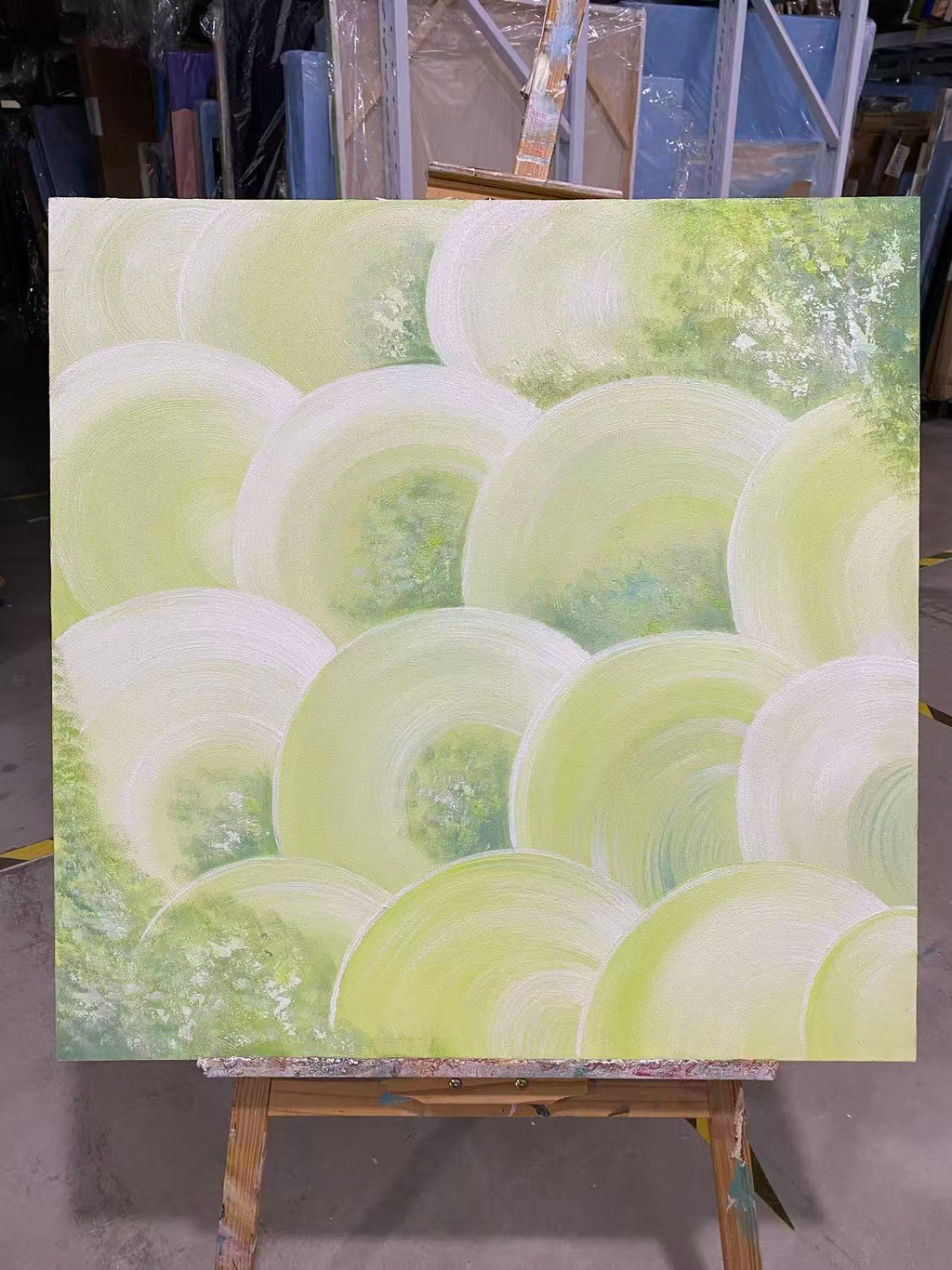 Green Wave Pattern