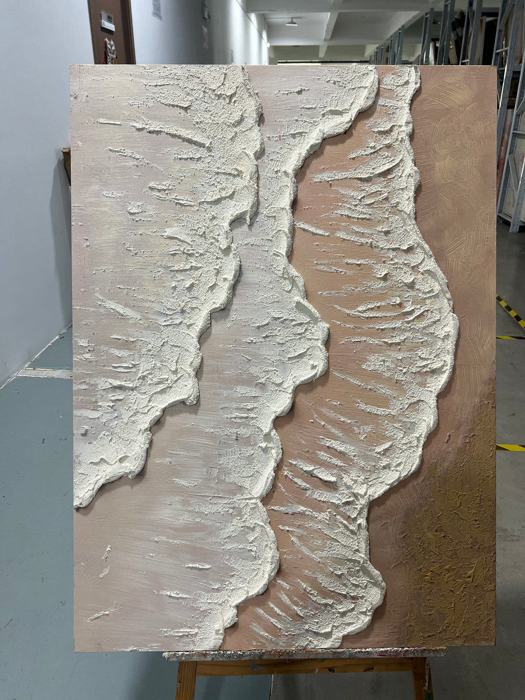 Foam on Sand
