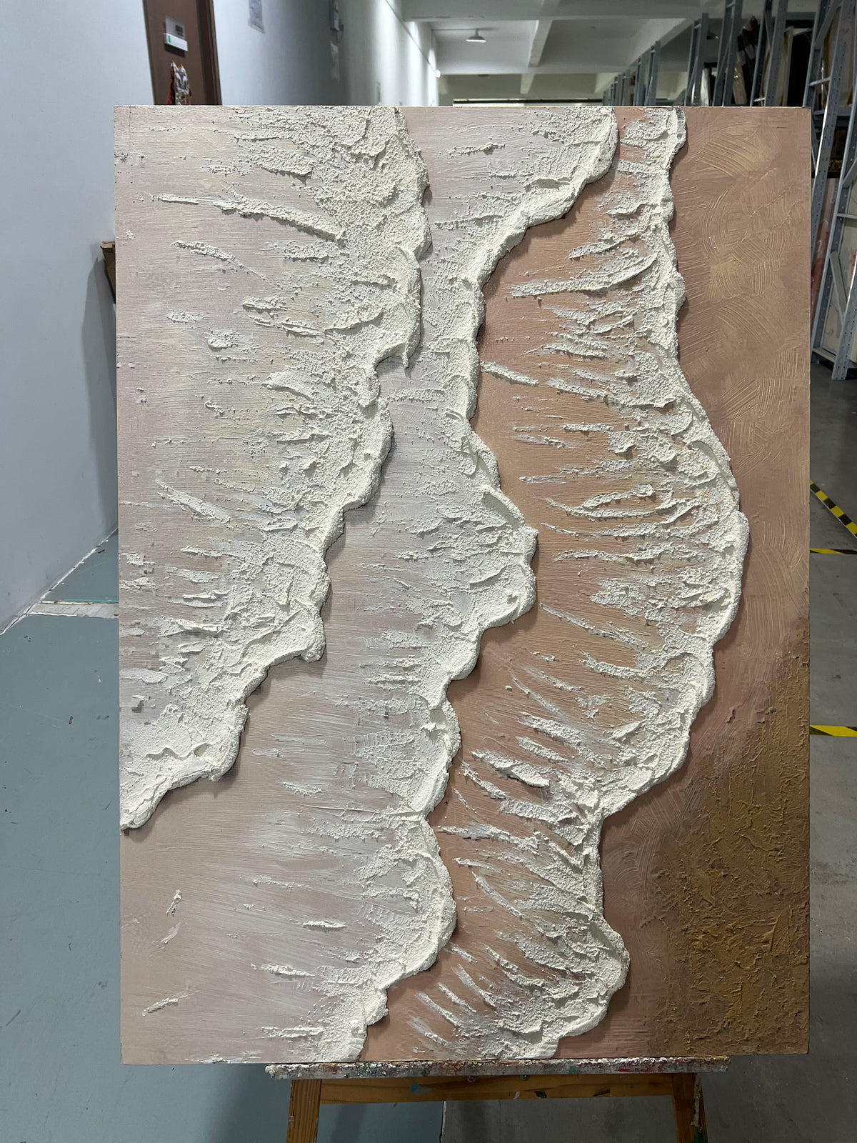 Foam on Sand
