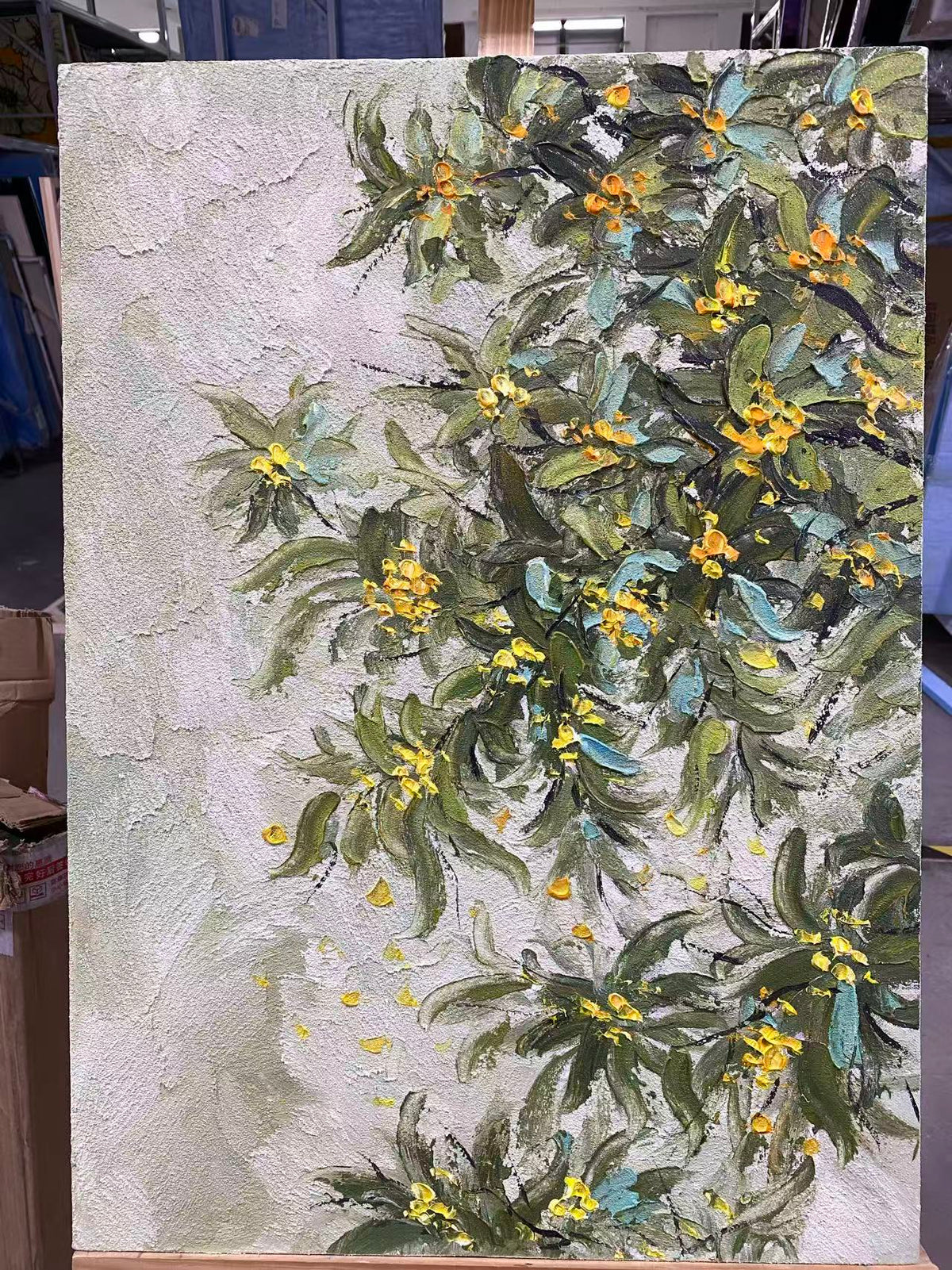 Olive Foliage Texture