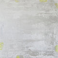 A cloudy silver-grey surface with faint pale marks