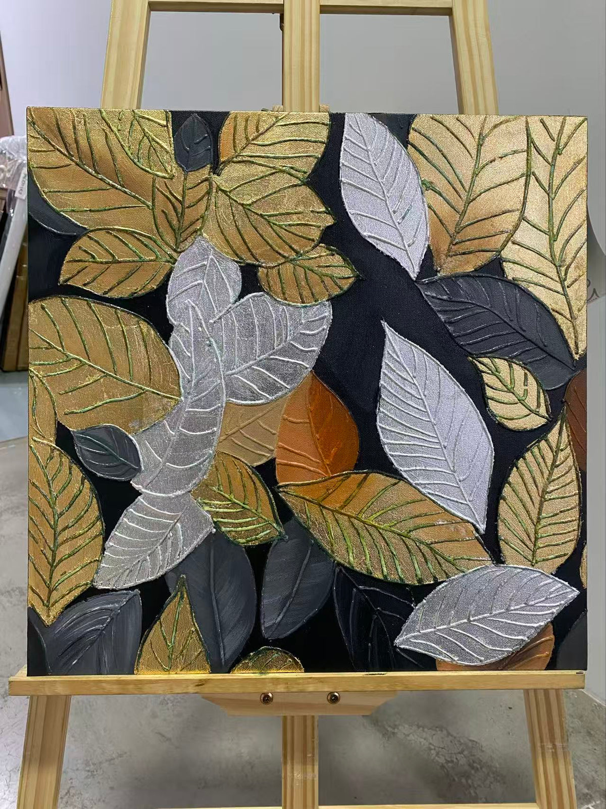 Gold and Silver Leaves