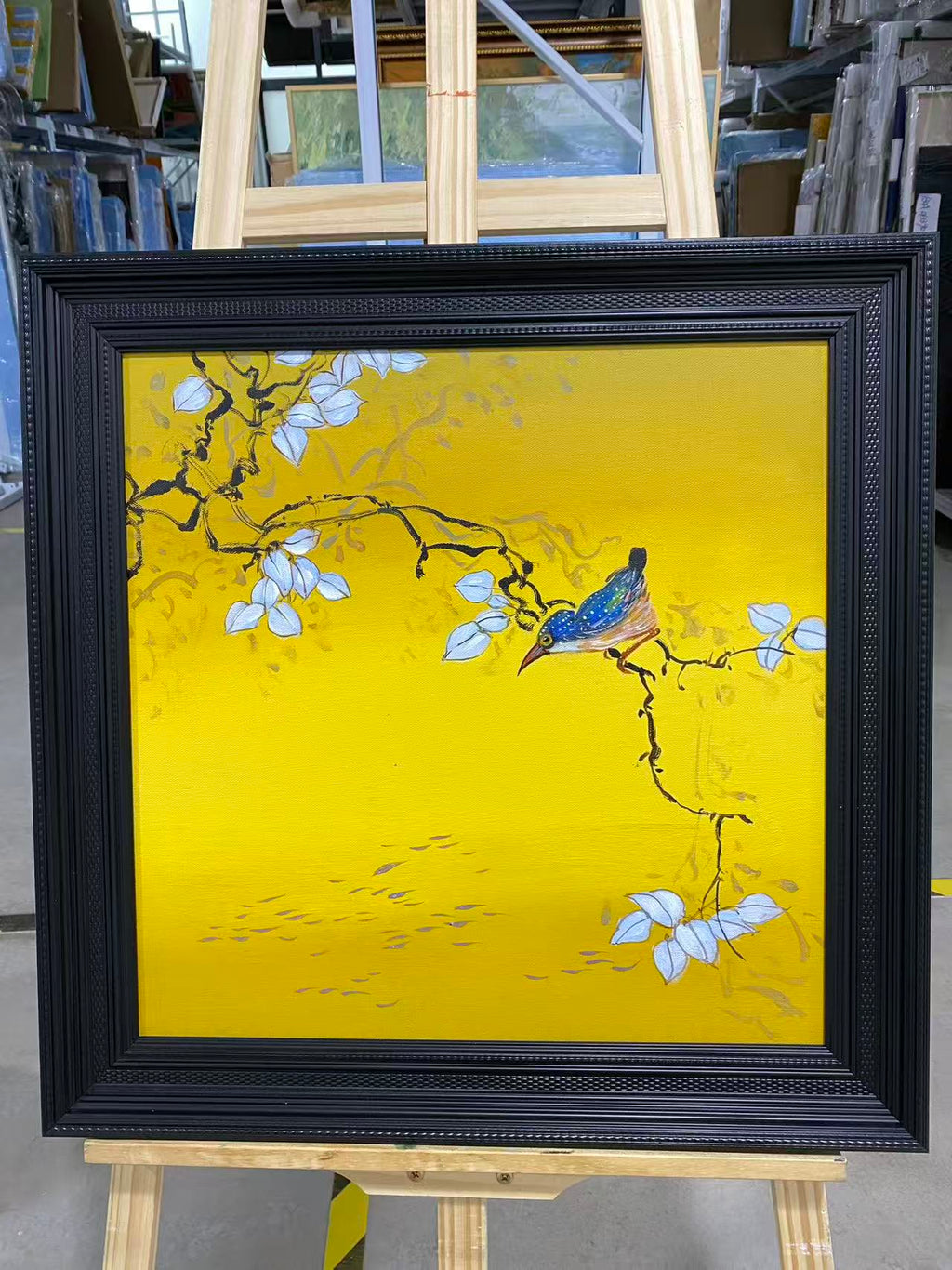 Kingfisher on Gold