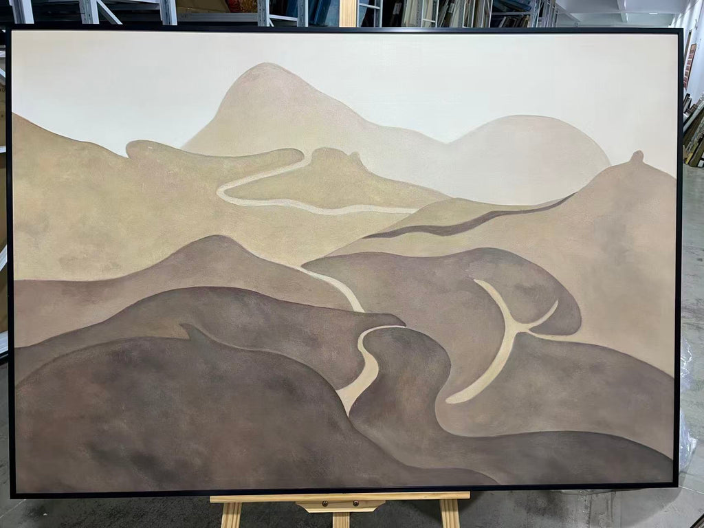 Winding Road through Sepia Hills