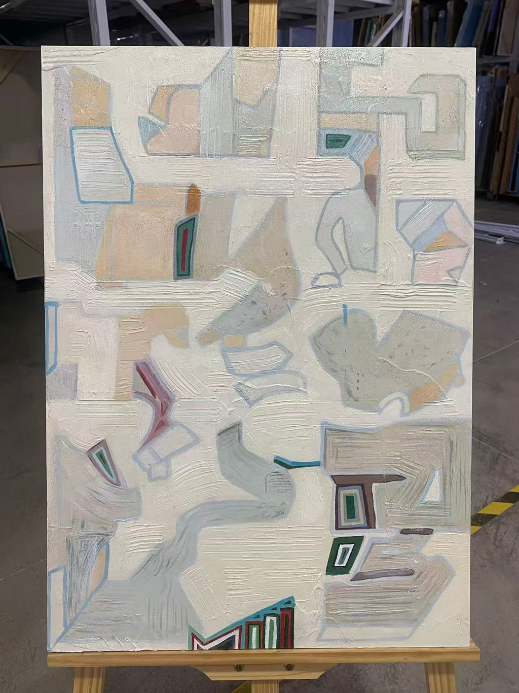 Pale Collage Fragments