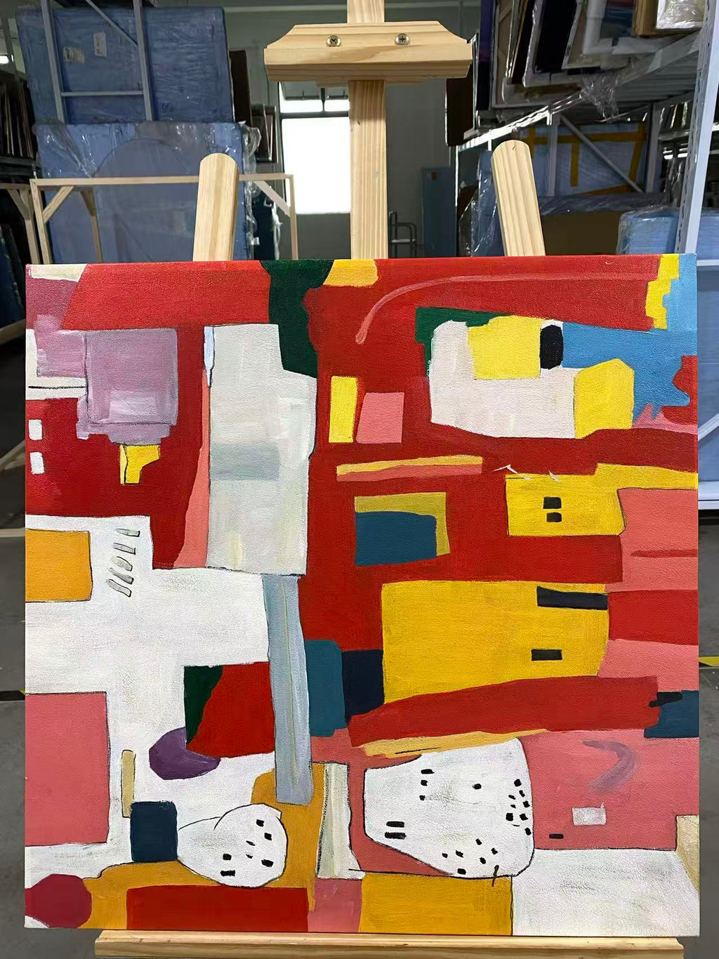 Red and Yellow Patchwork