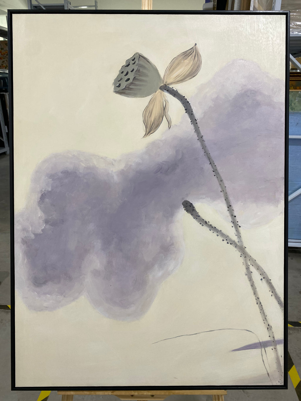 Lotus Pod in Lilac Mist