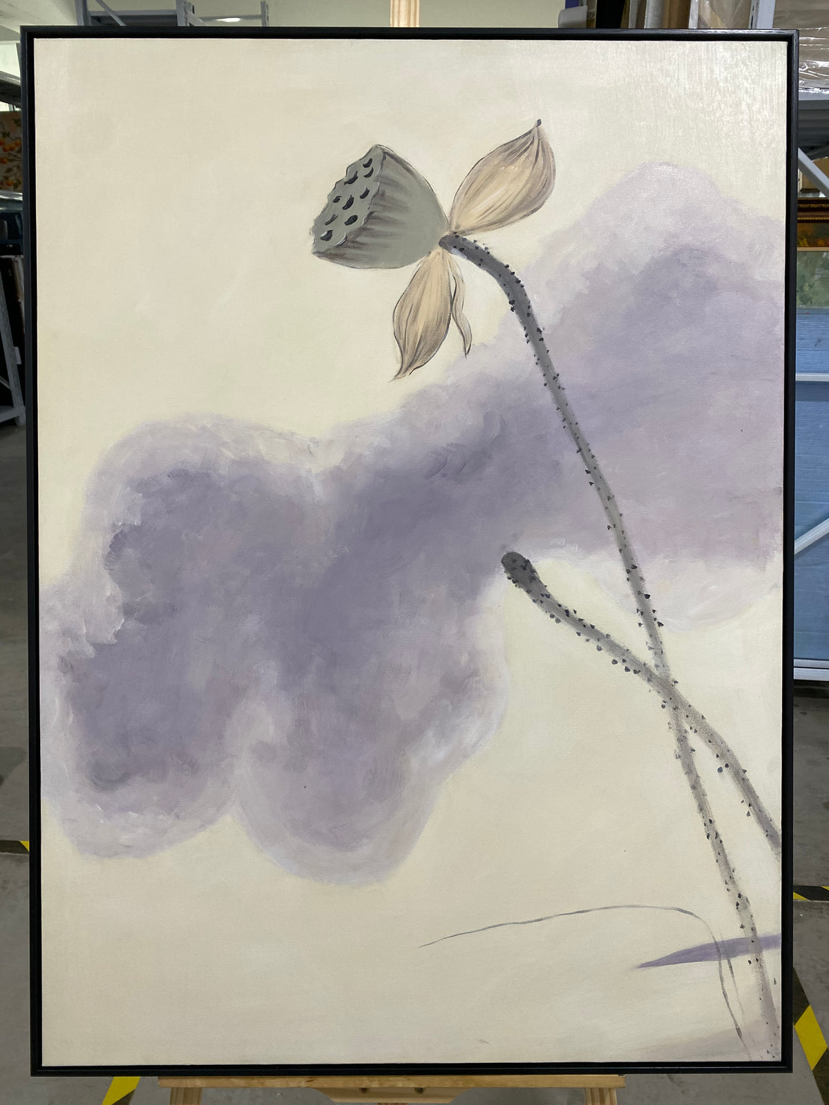 Lotus Pod in Lilac Mist
