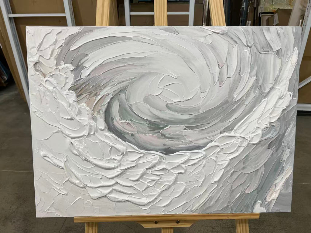 White Wave in Relief