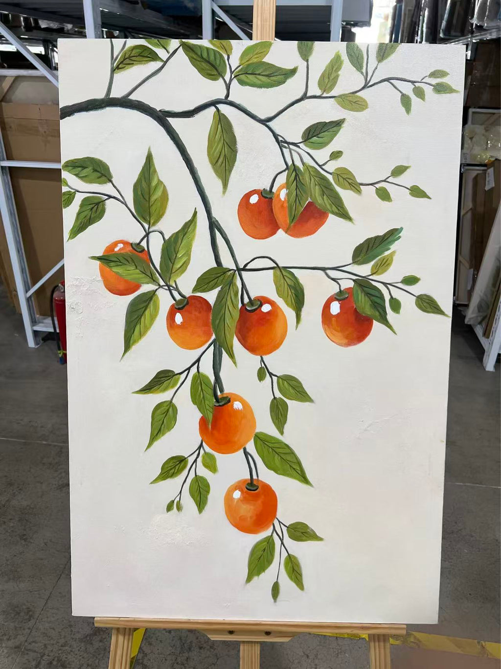 Red Fruit on a Green Branch