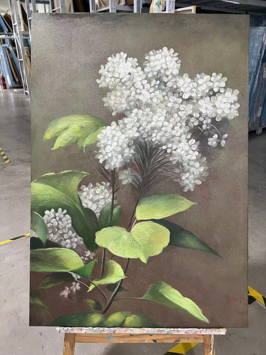 White Lilac on Umber