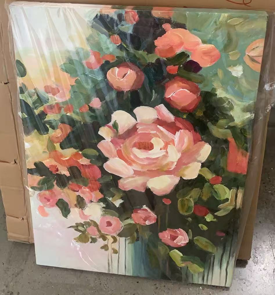 Coral Rose Bouquet