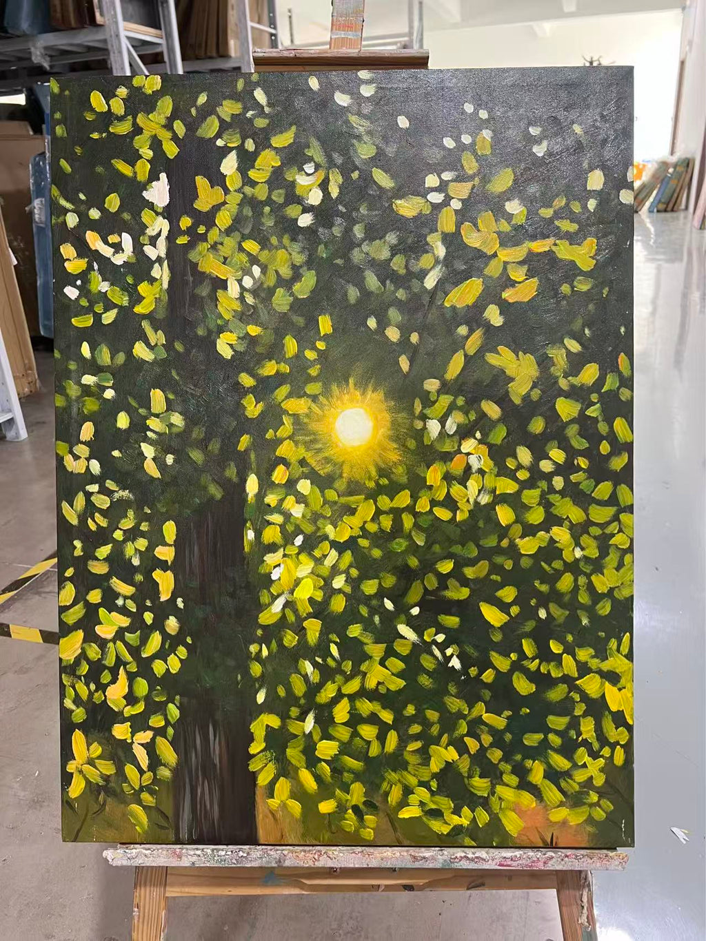 Sun through Green Leaves