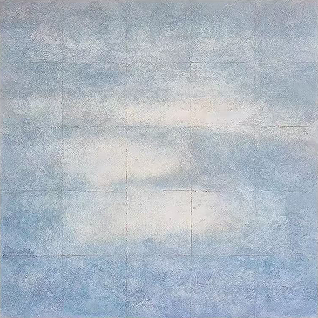 Soft cloudy blue and white washes