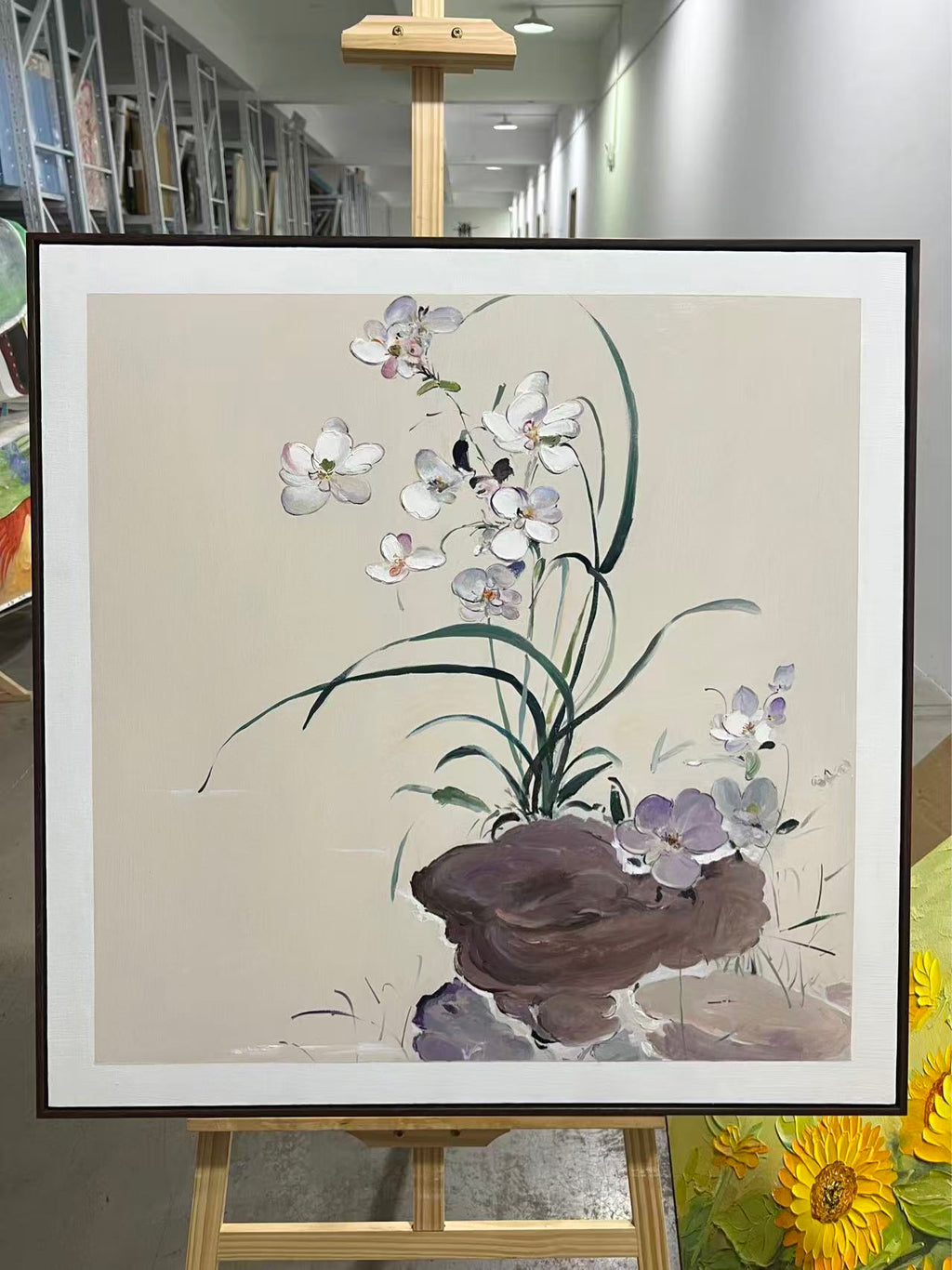 Orchids on a Stone