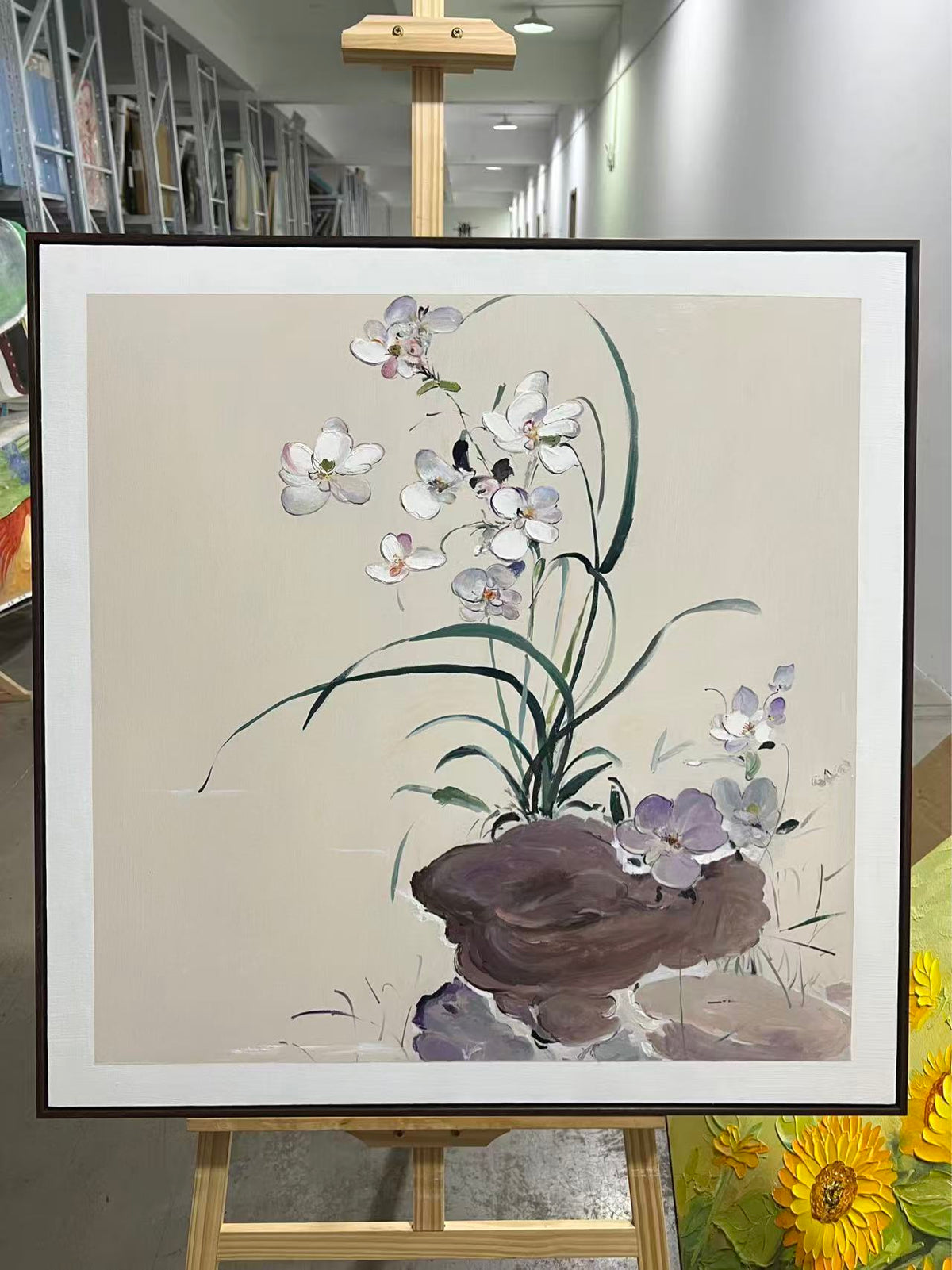 Orchids on a Stone