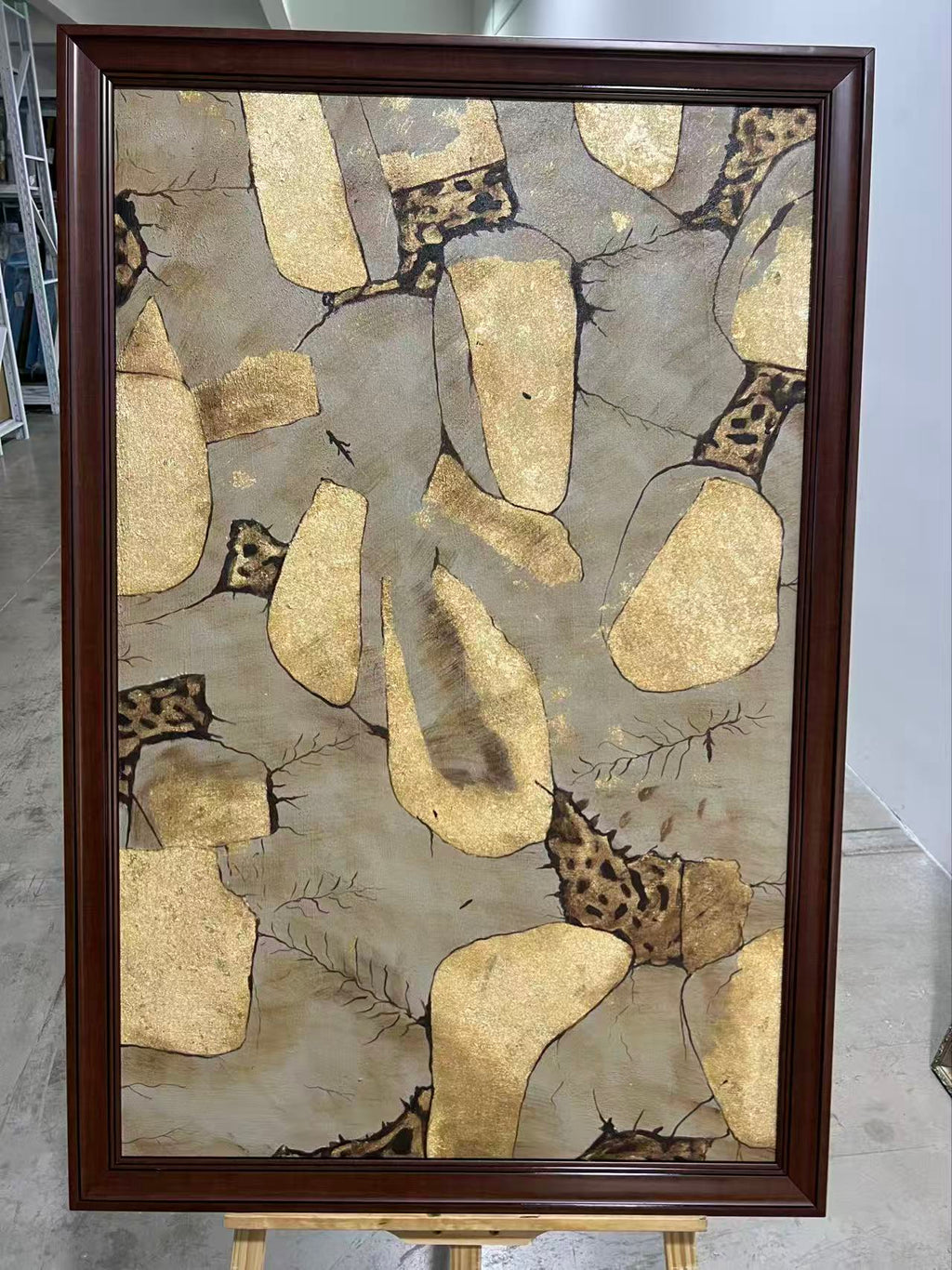 Gold Leaf Stones