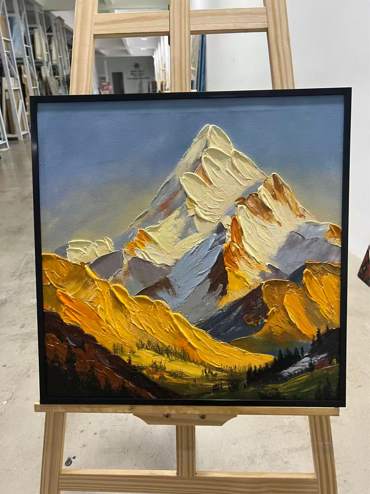 Golden Alpine Peak