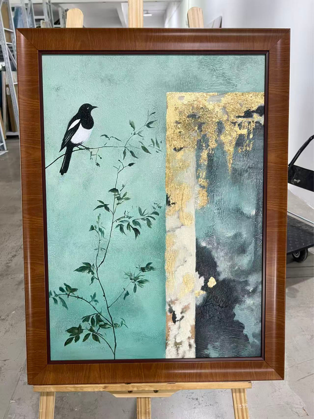 Blackbird and Gold Panel