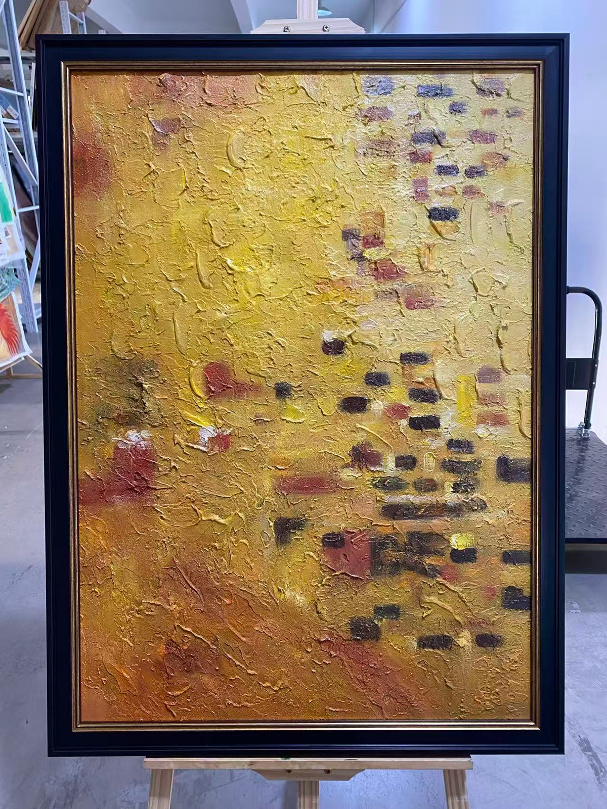 Golden Brick Wall