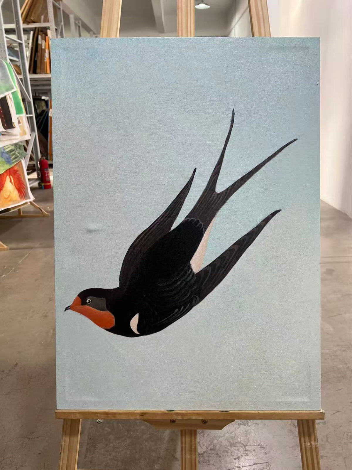 Swallow in Flight