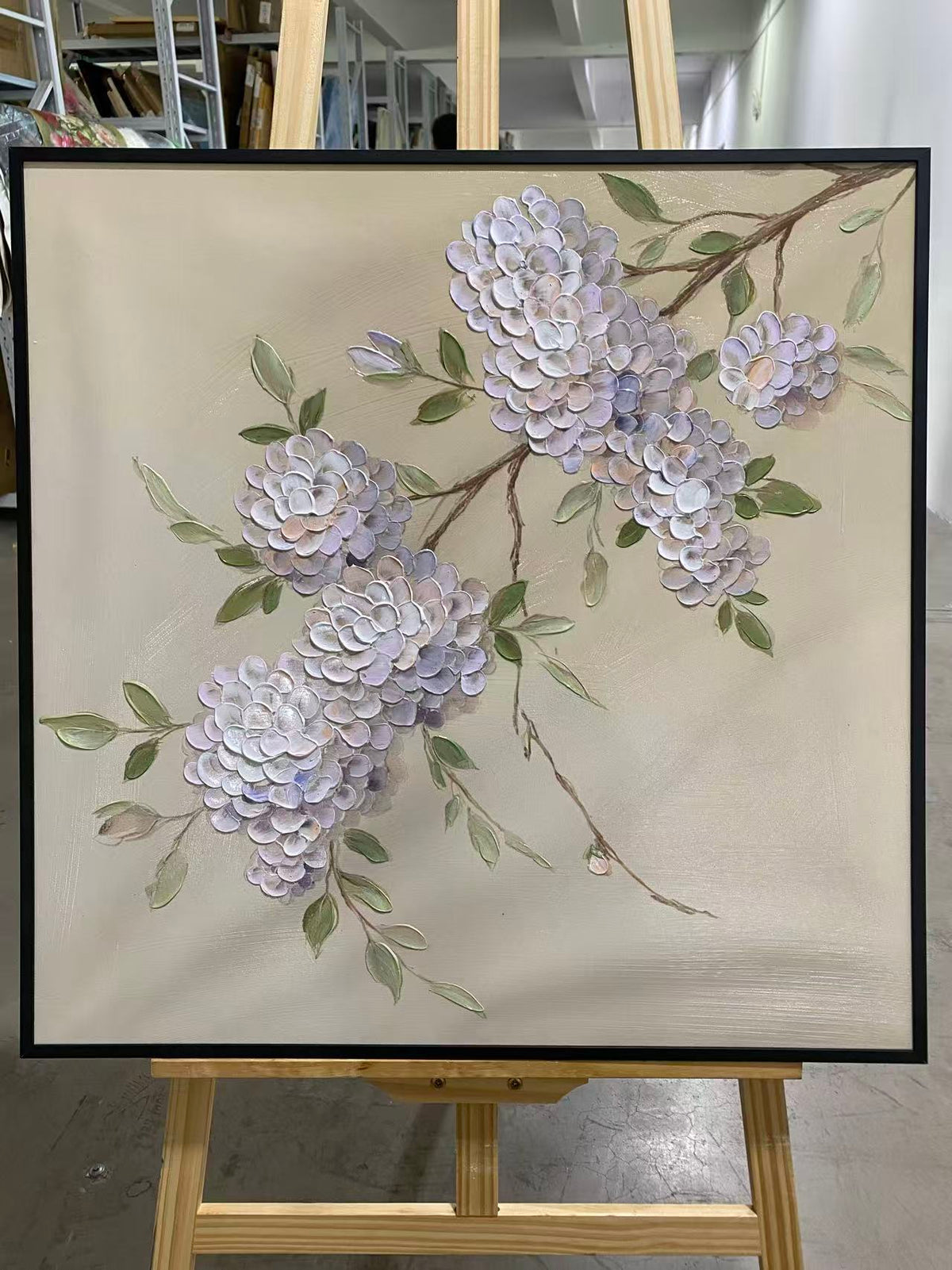 Lilac Hydrangea Branch