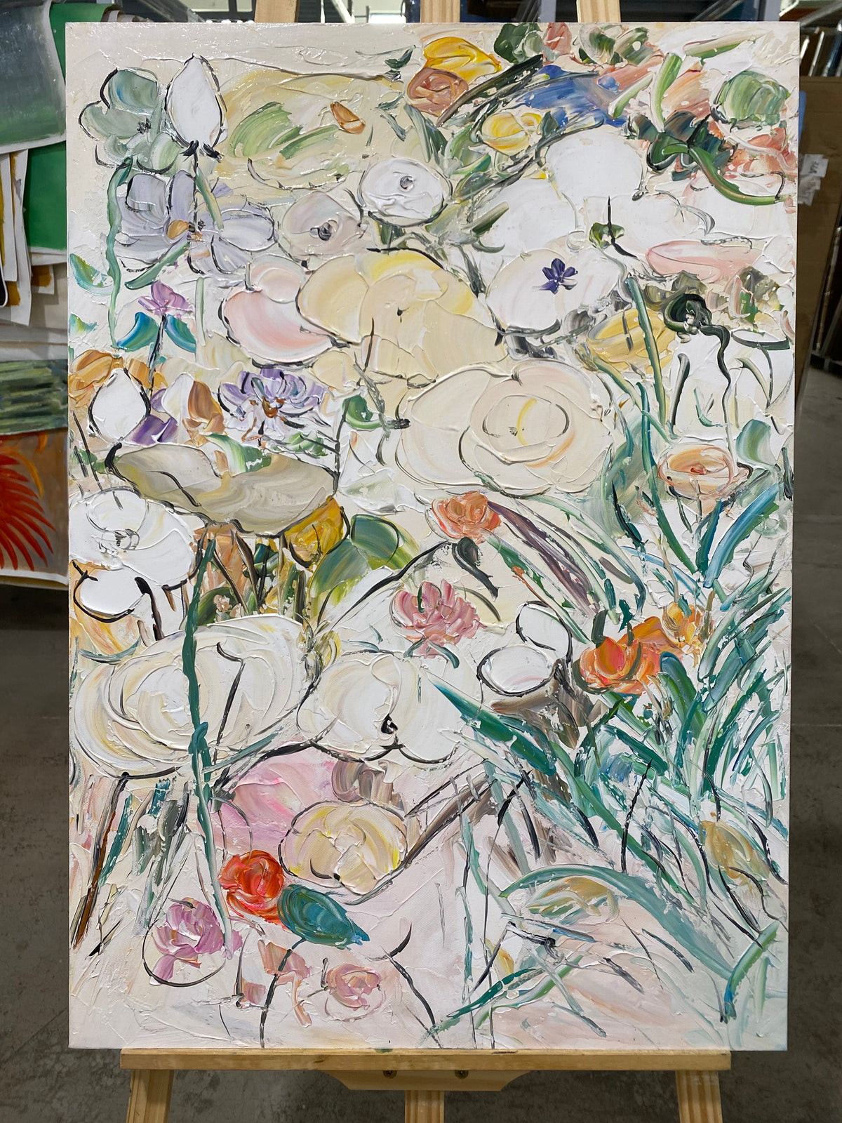 Pastel Garden Lines