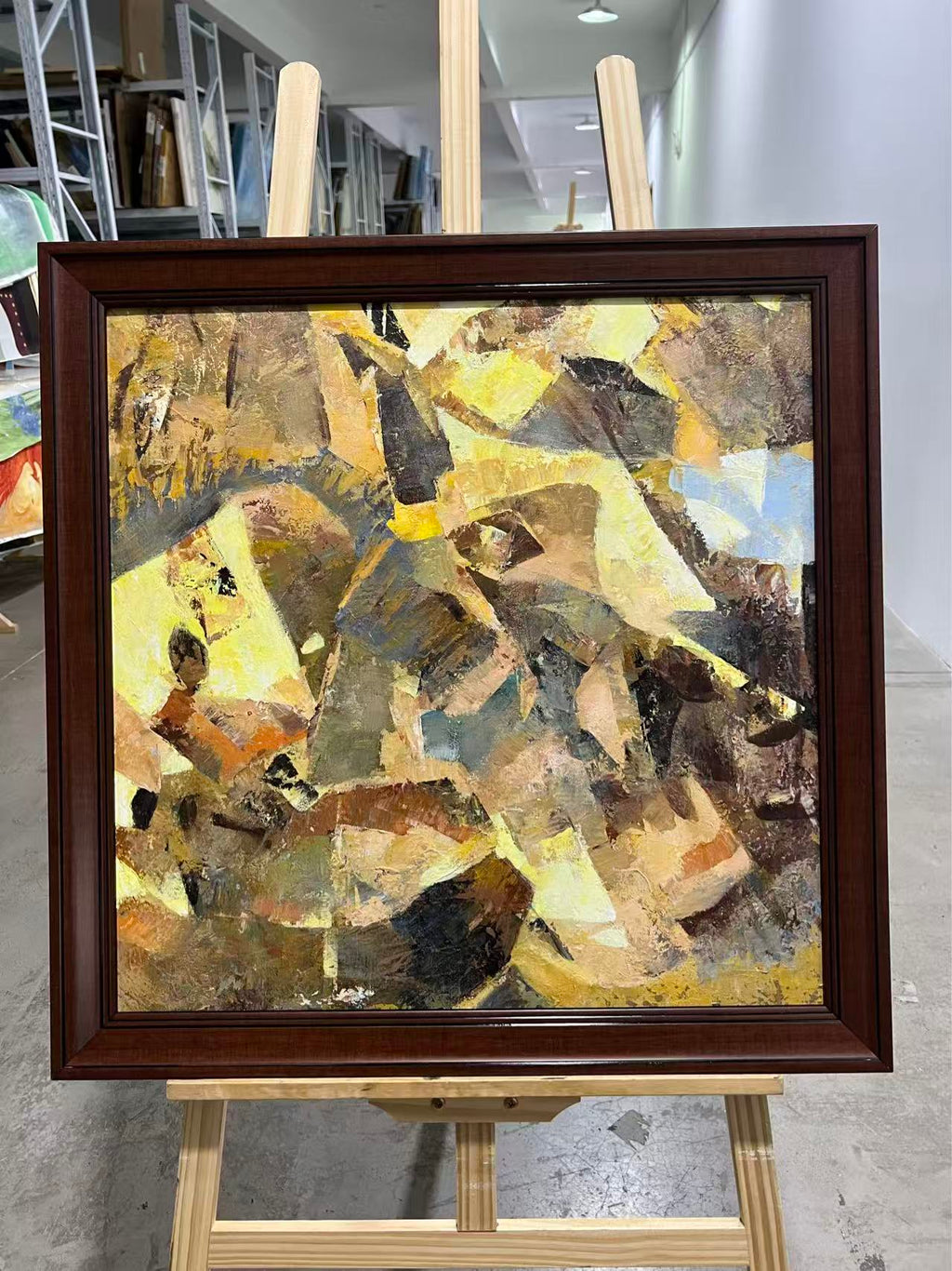 Golden Fragment Abstract