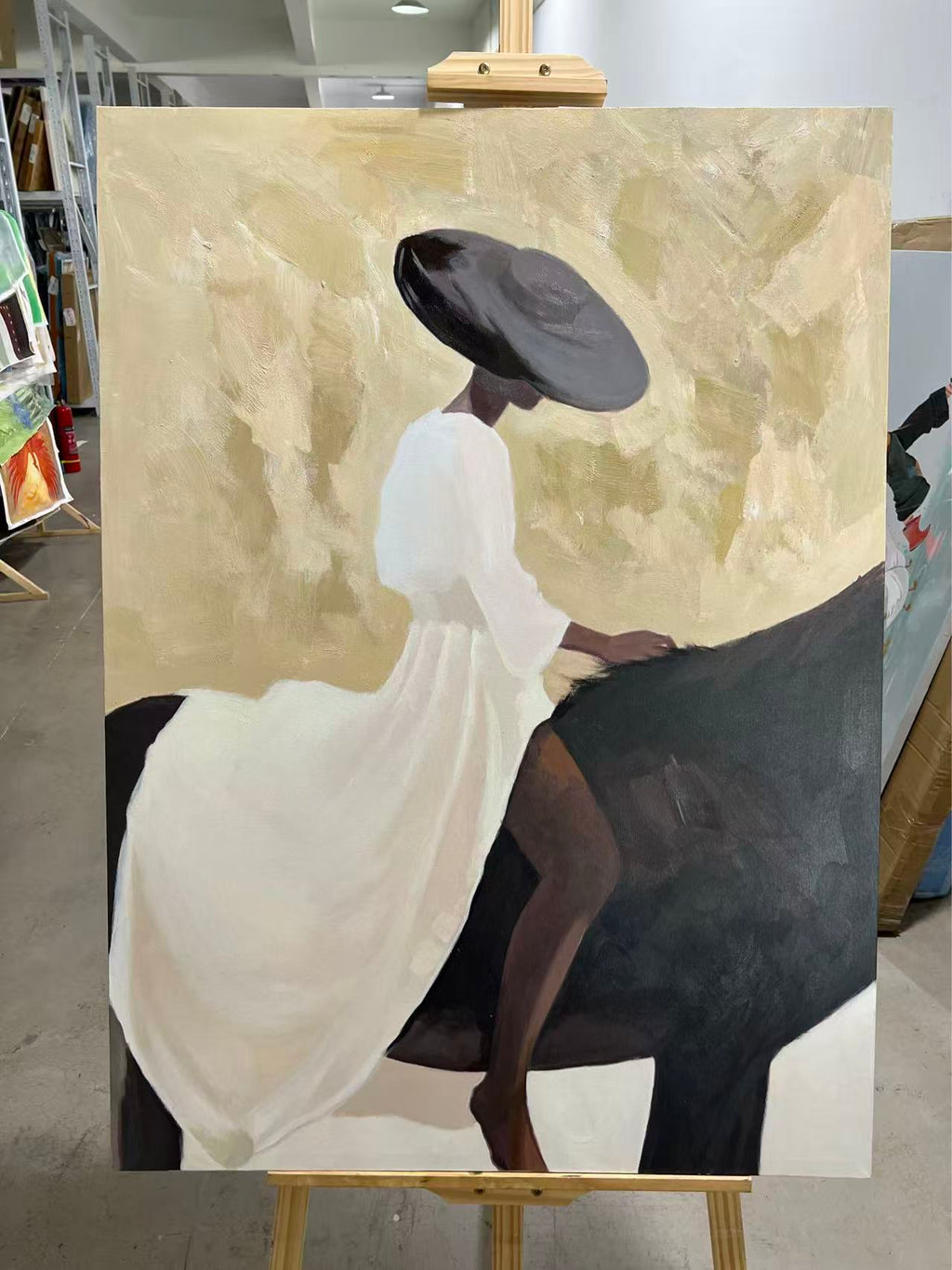Rider in White