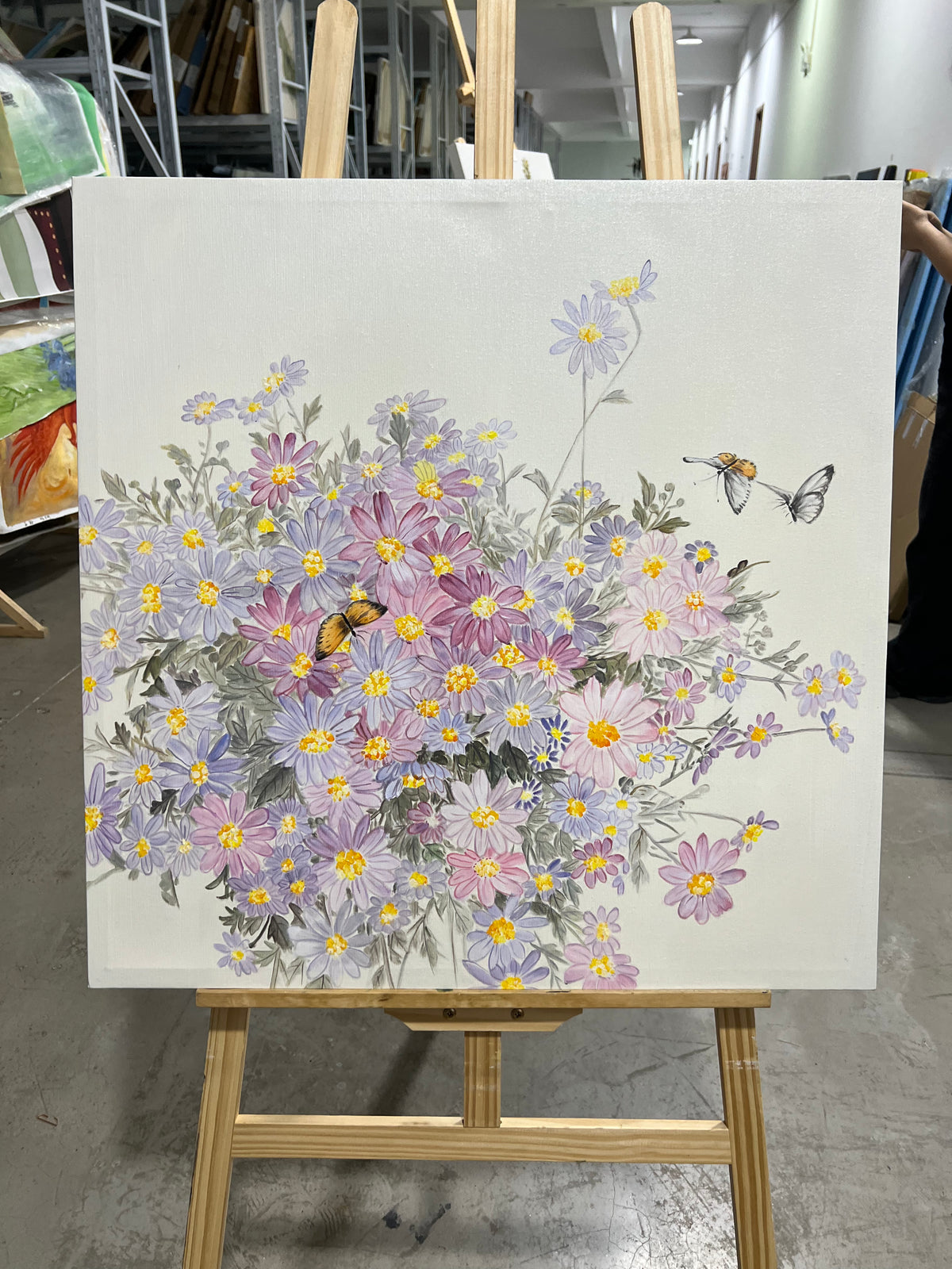 Wildflower Spray and Butterflies