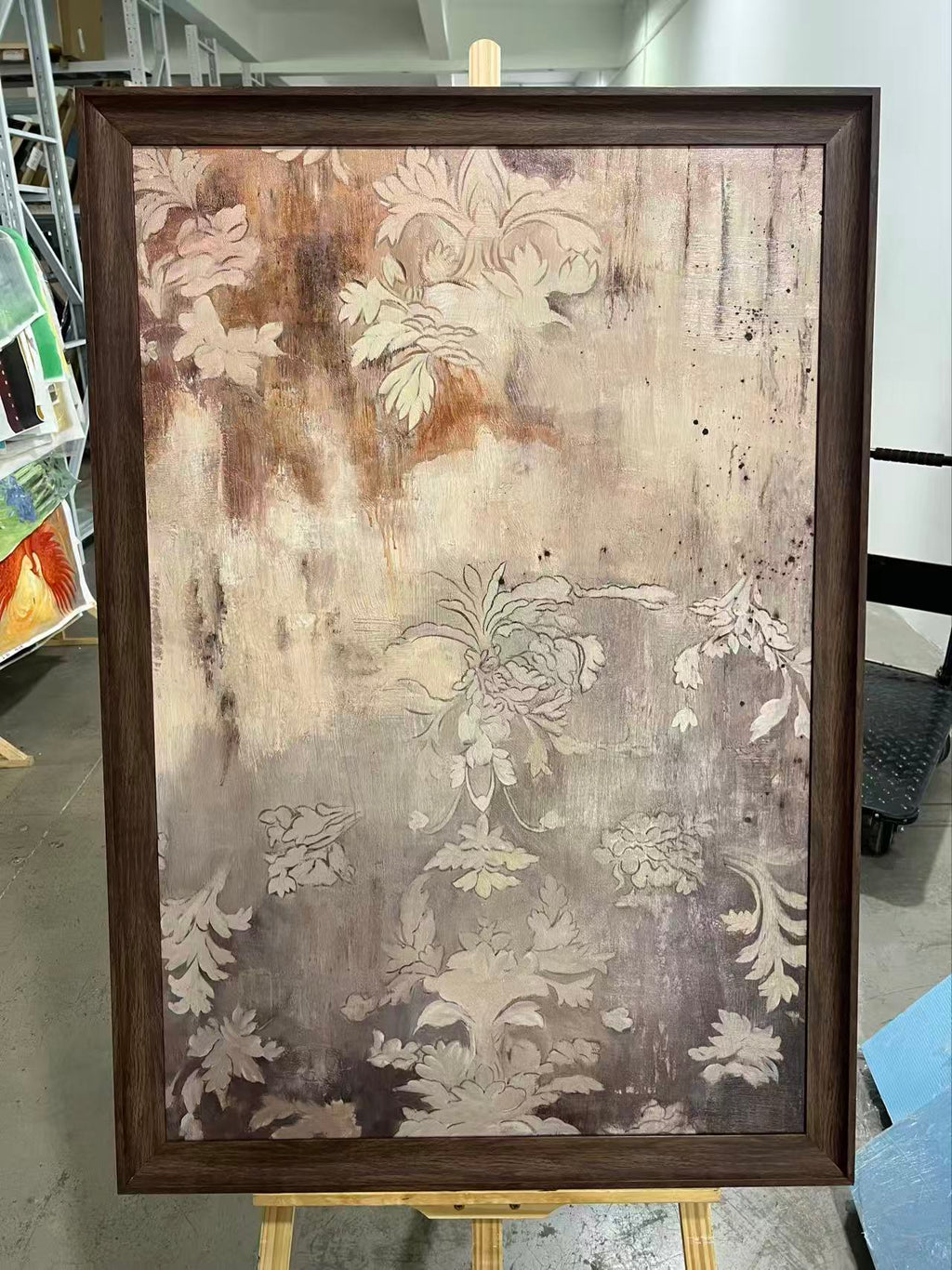 Faded Damask Wall