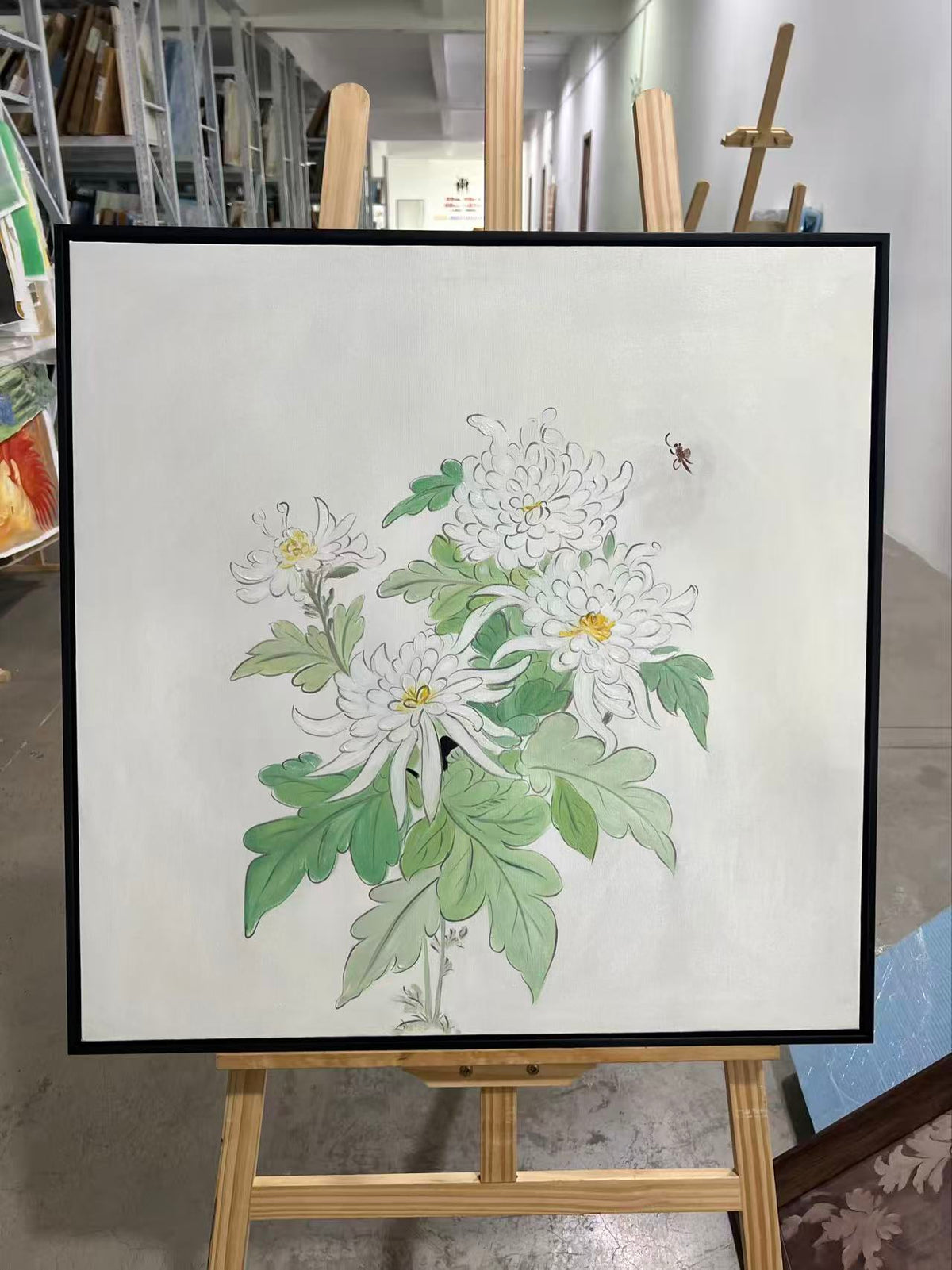 White Chrysanthemums