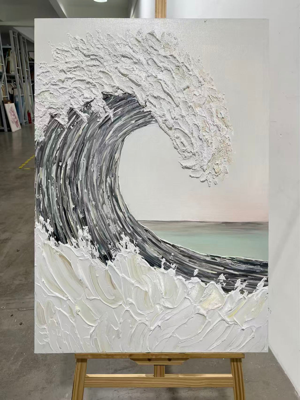 Great Wave in Relief
