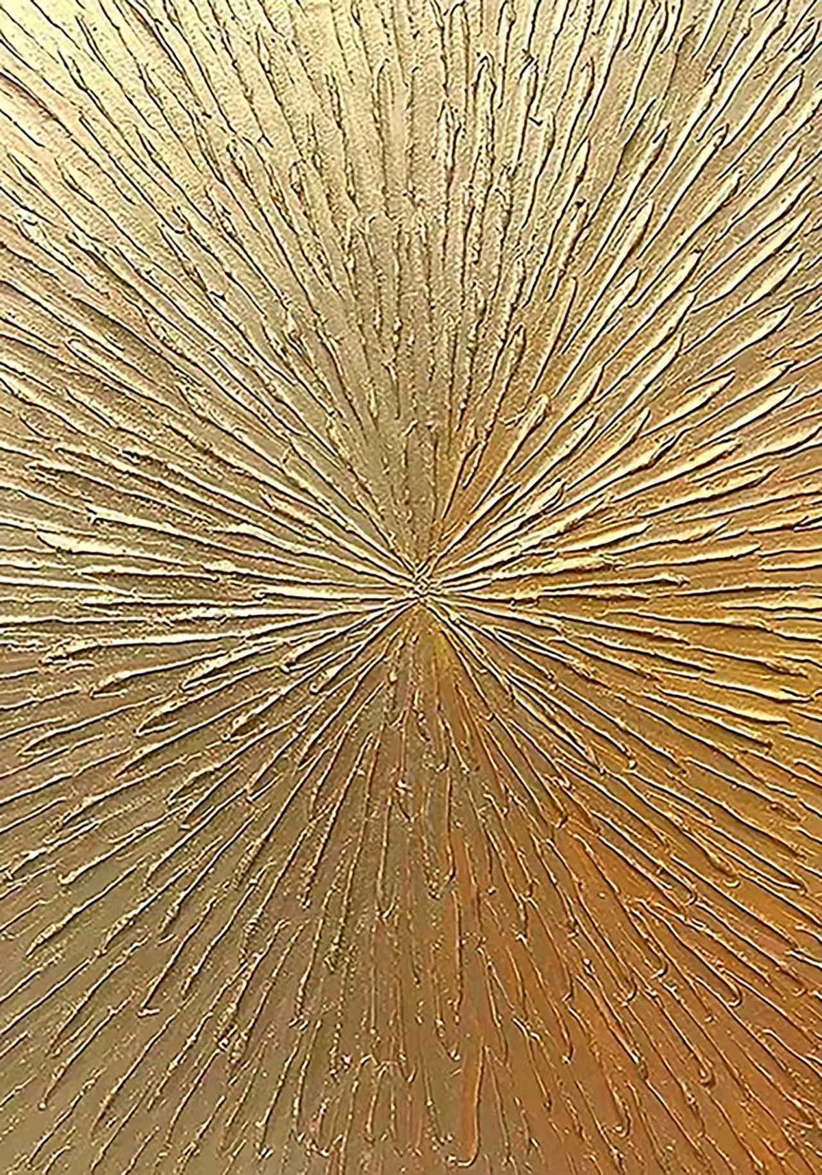 Fine gold strokes radiating from a central point