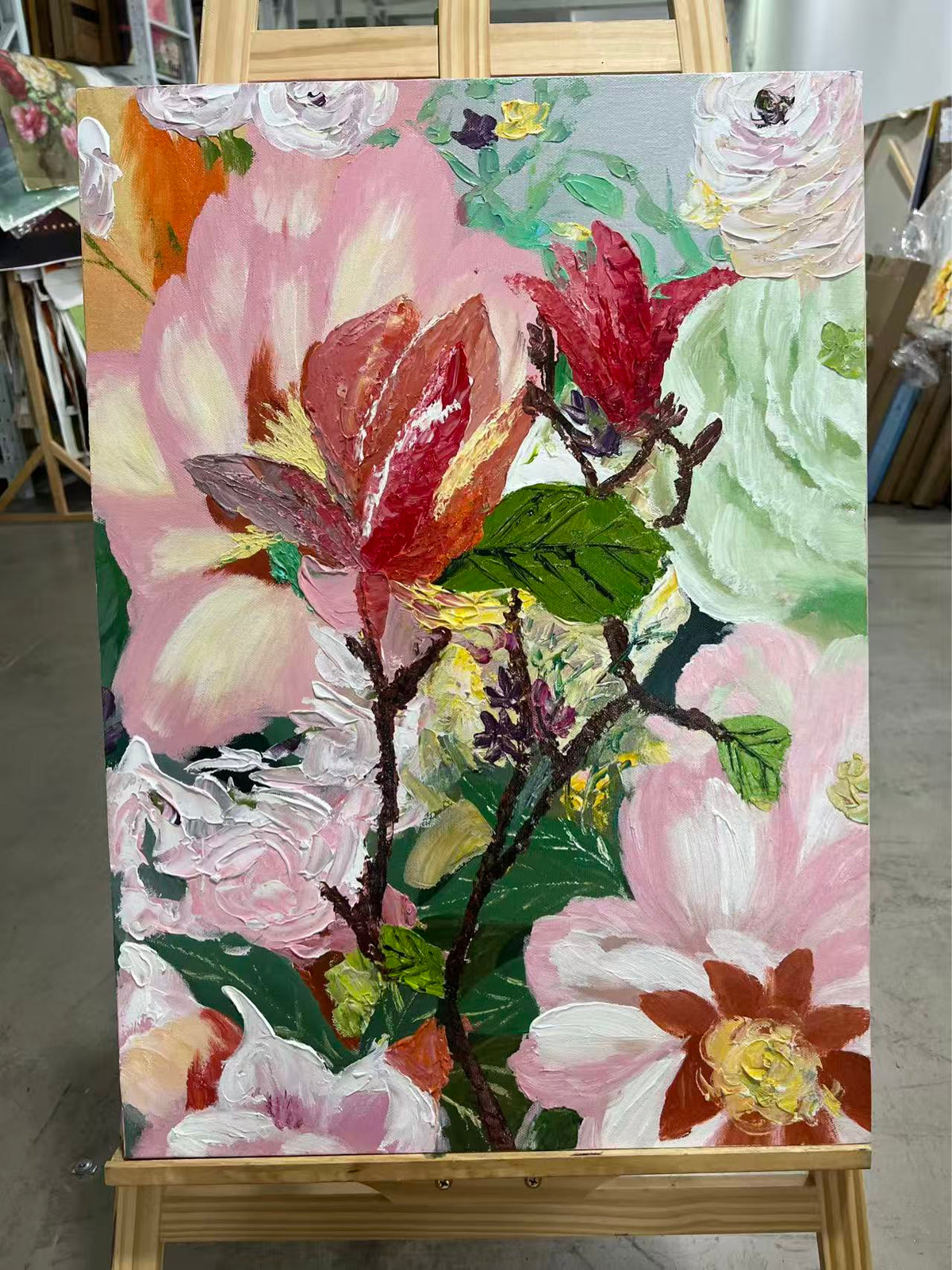 Pink Lily Garden