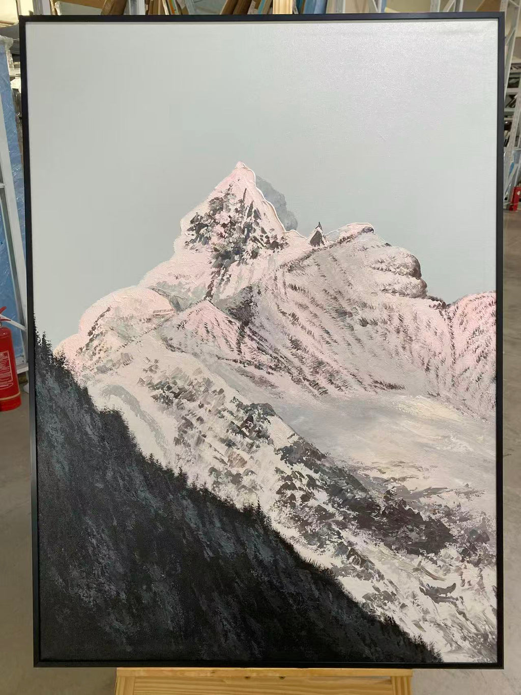Snow Peak in Rose Light