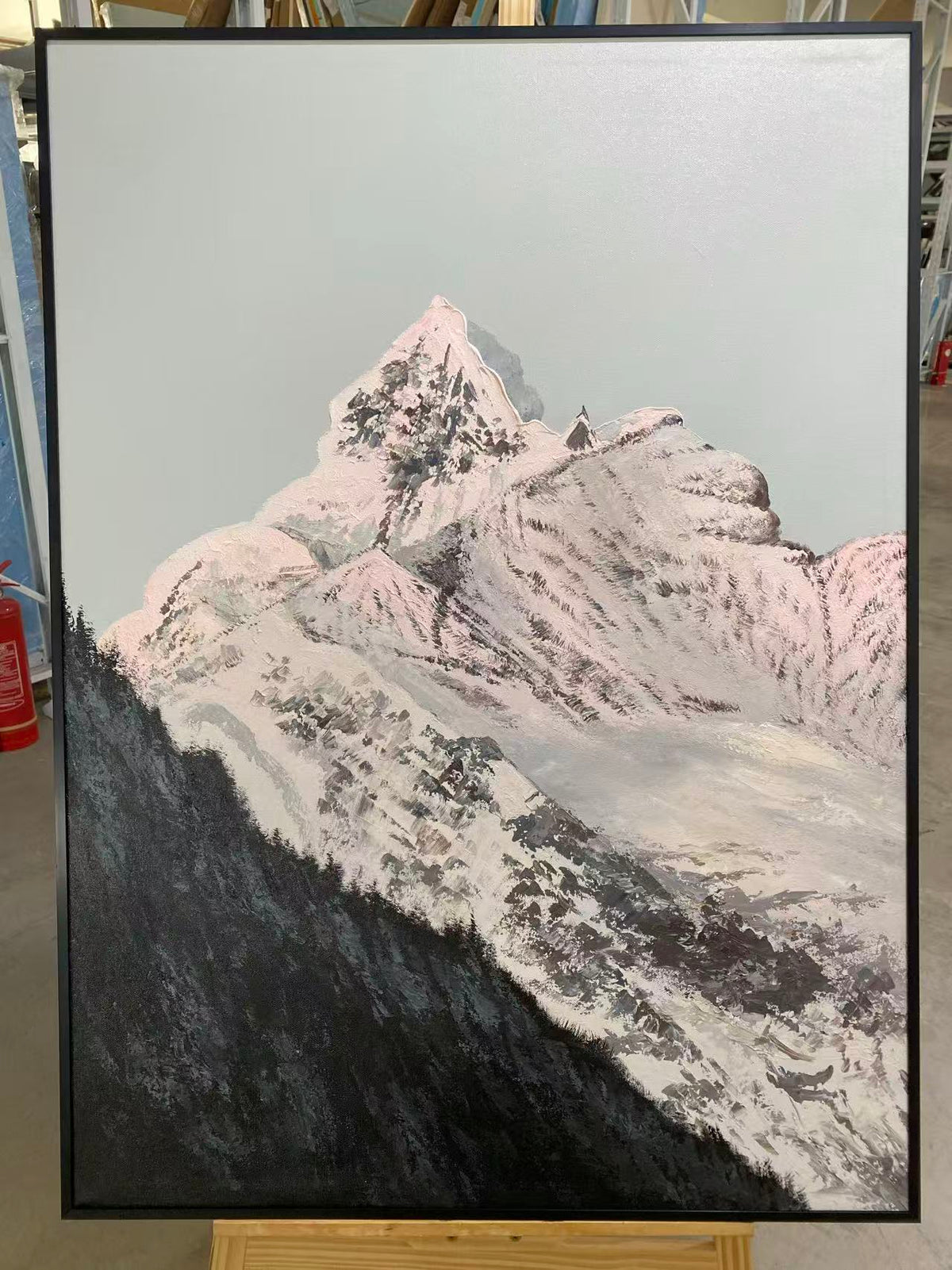 Snow Peak in Rose Light