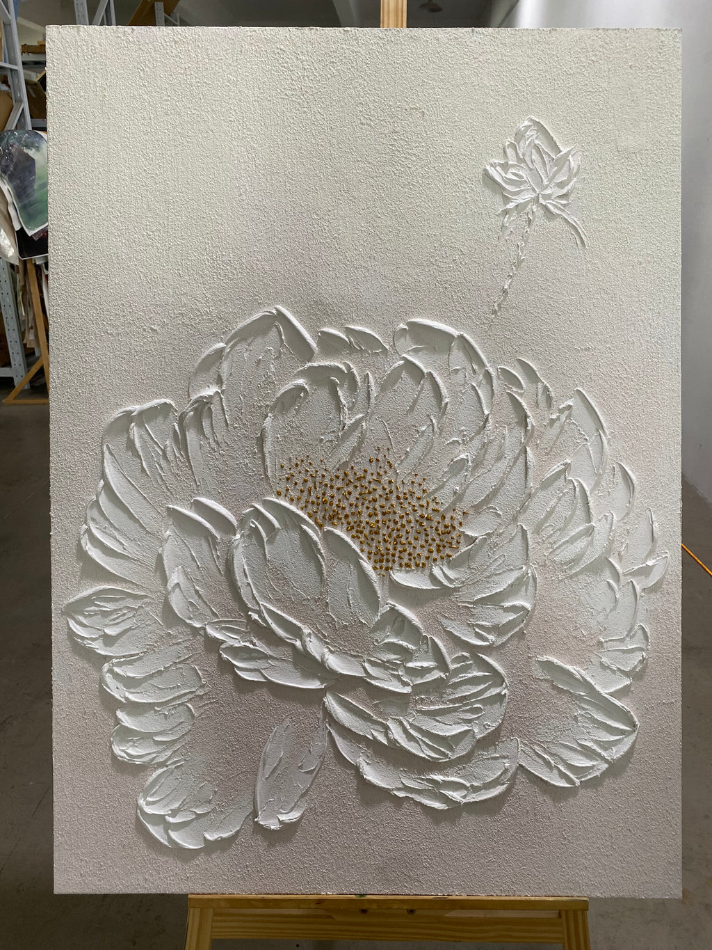 White Peony Relief