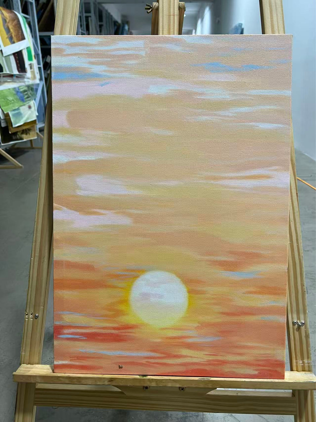 Orange Sunset Sky