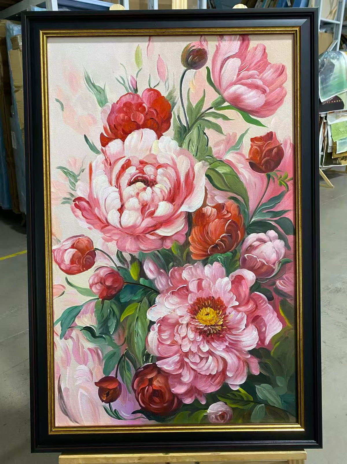 Crimson Peonies